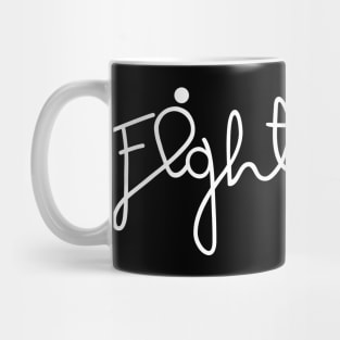 Fighter- Lung Cancer Gifts Lung Cancer Awareness Mug